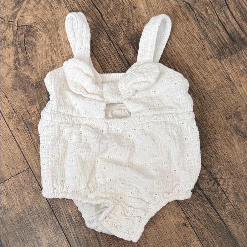 Cat & Jack White Eyelet One Piece